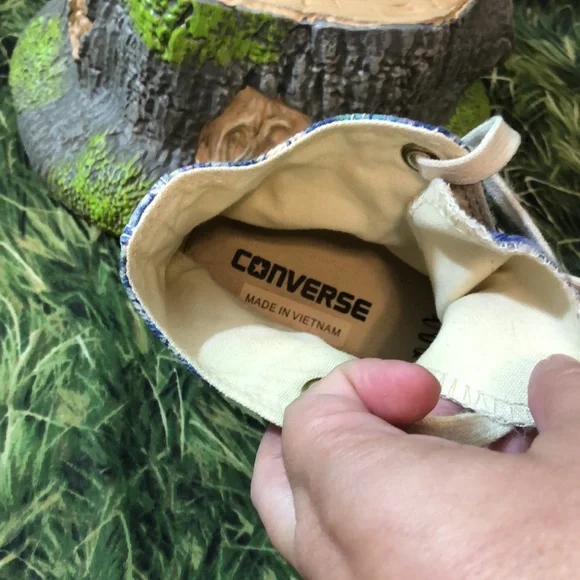 Converse All Star High top Floral Print Size 7 - Picture 9 of 13